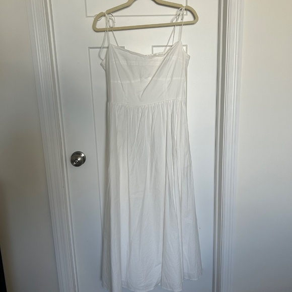 Reformation Vinny Dress, White, Size 12 - Picture 2 of 6